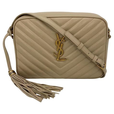 nude ysl camera bag|YSL camera bag dark beige.